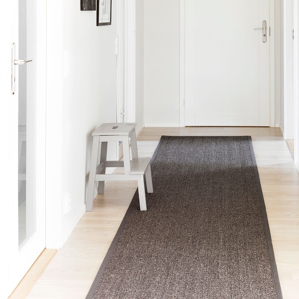 VM Carpet Barrakuda sisal rug, Custom Size - 9371 anthracite