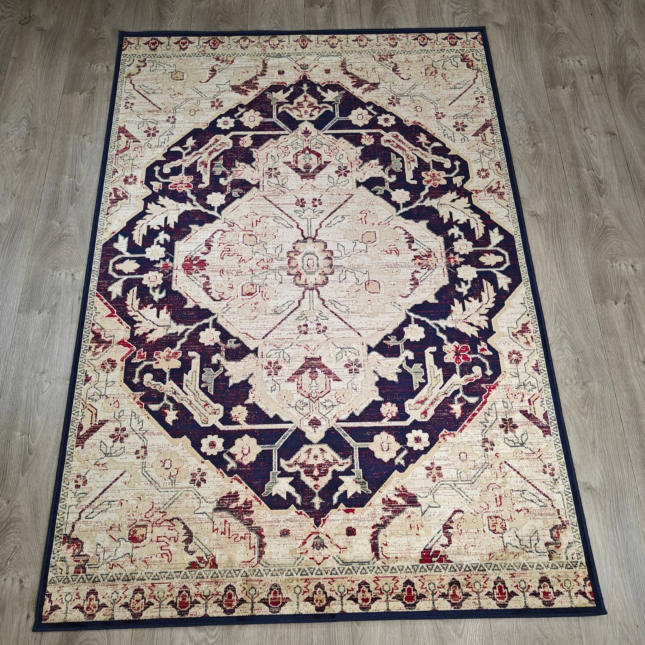 Valencia Viscose rug - blue