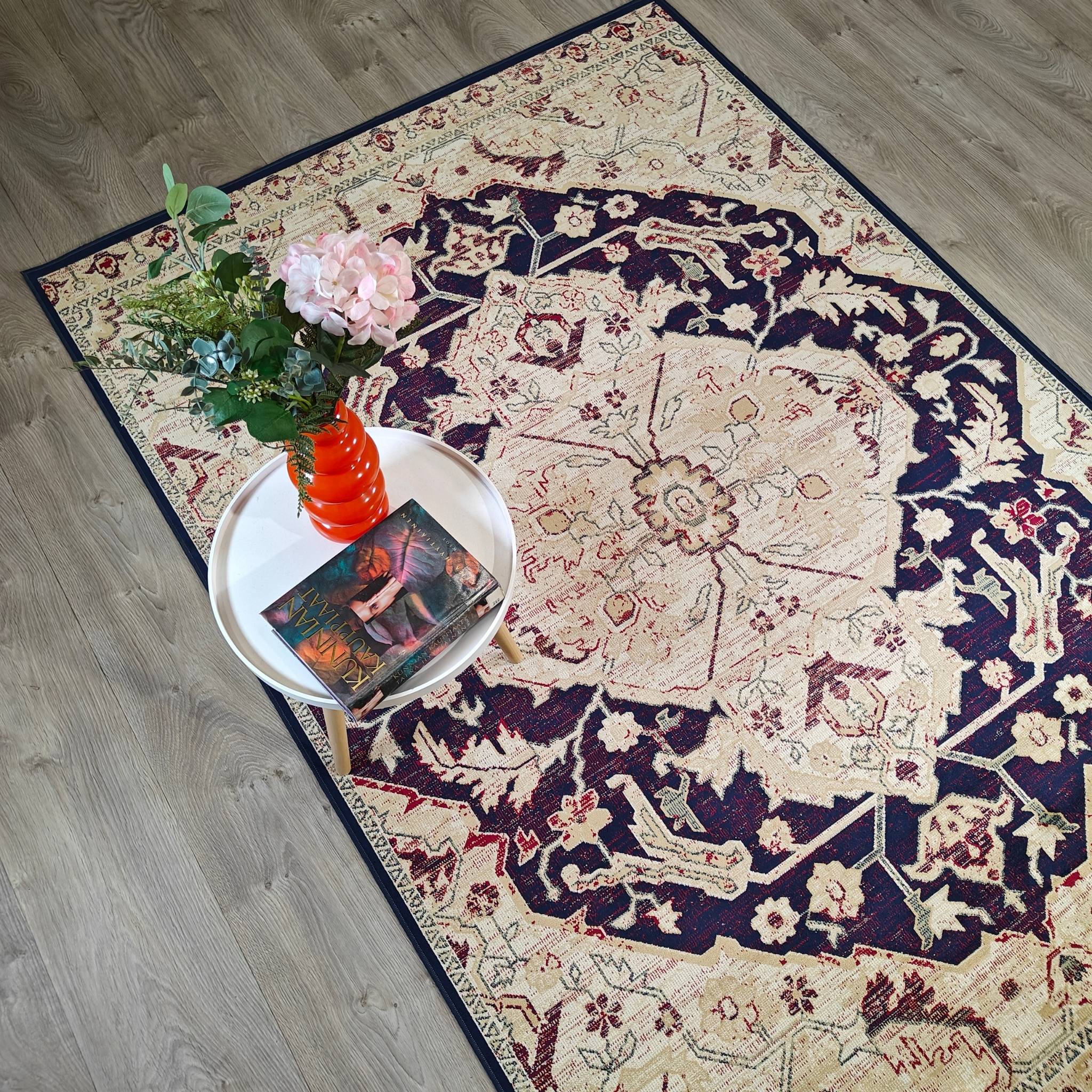 Valencia Viscose rug - blue