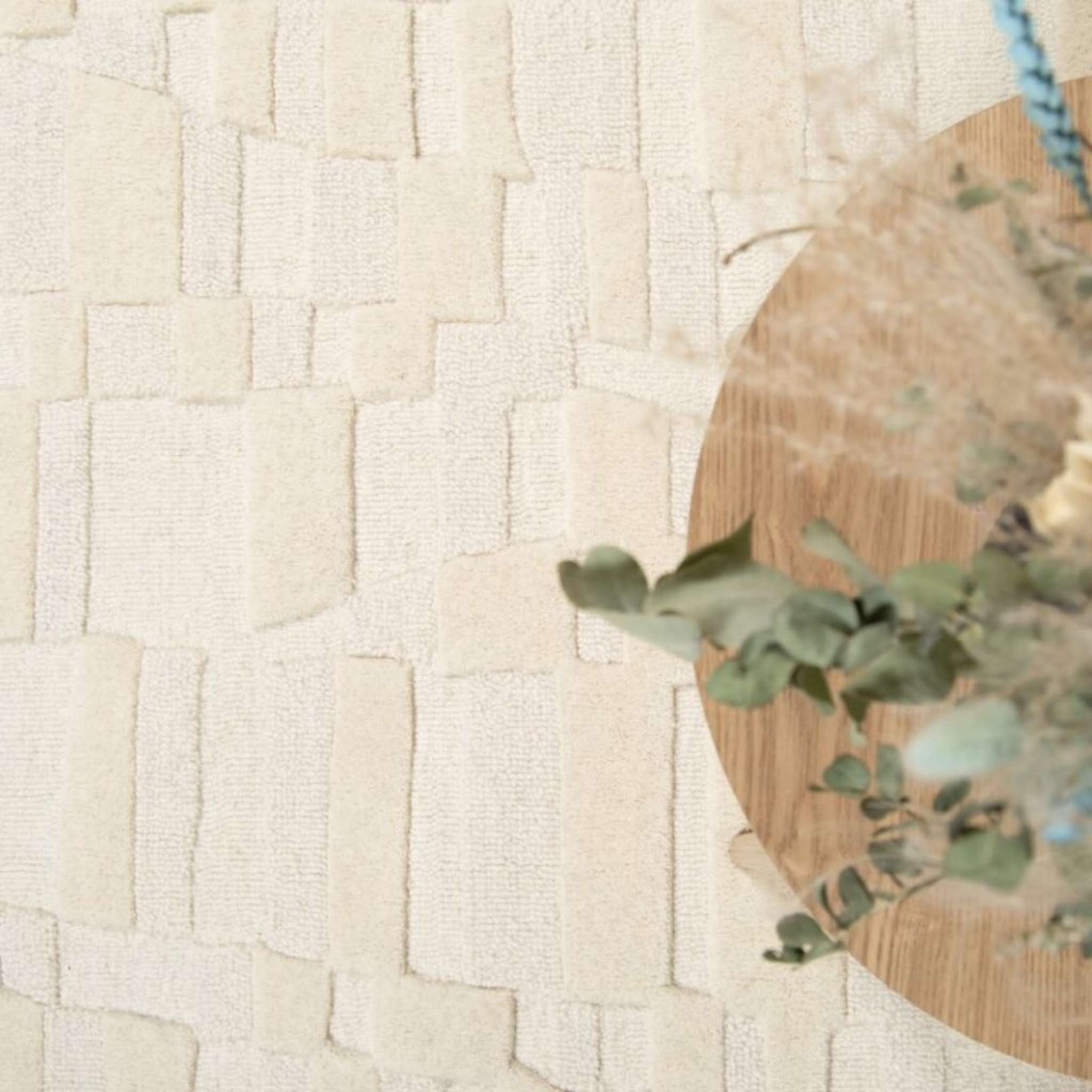 Vellamo Wool rug - natural white