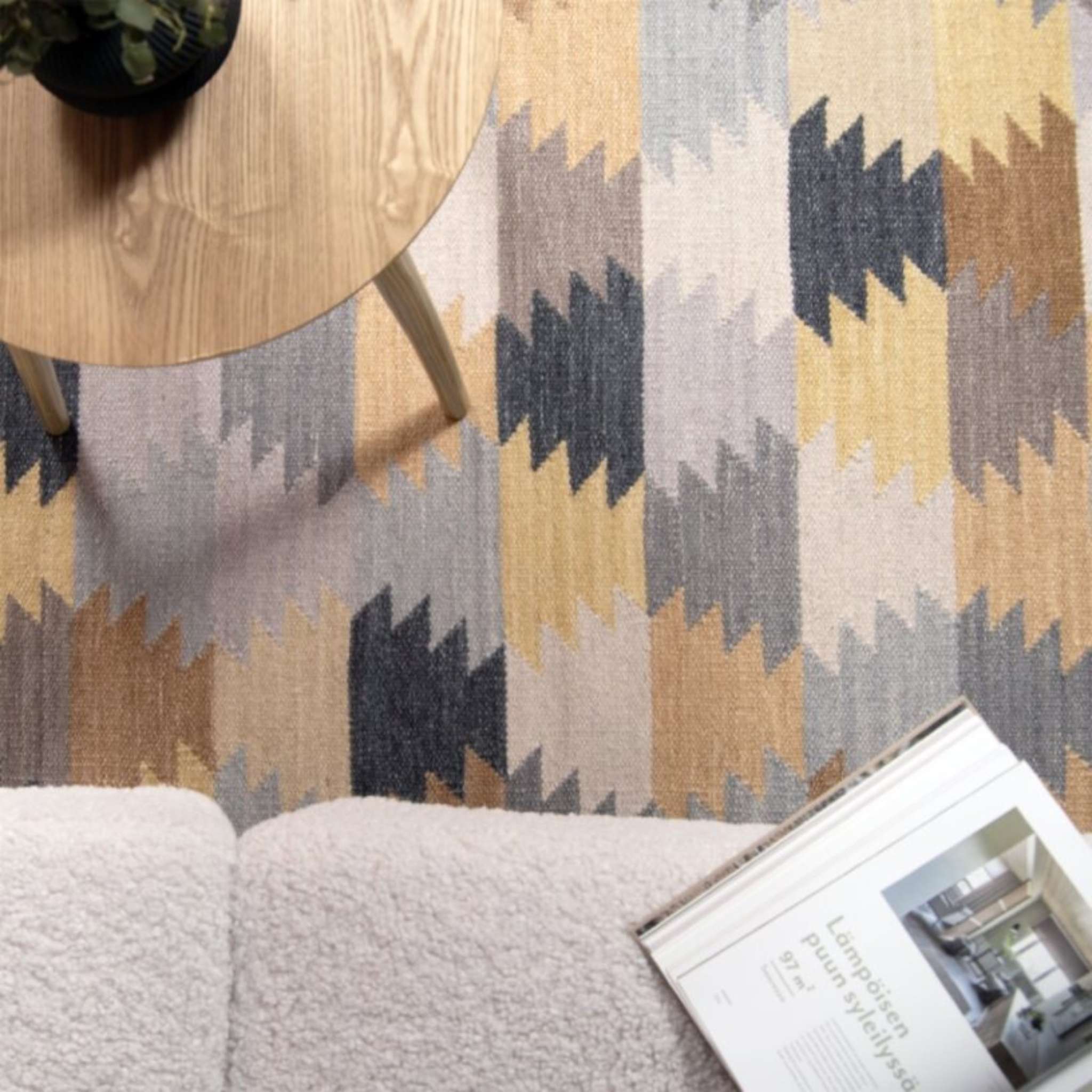 Verne Wool rug - gray