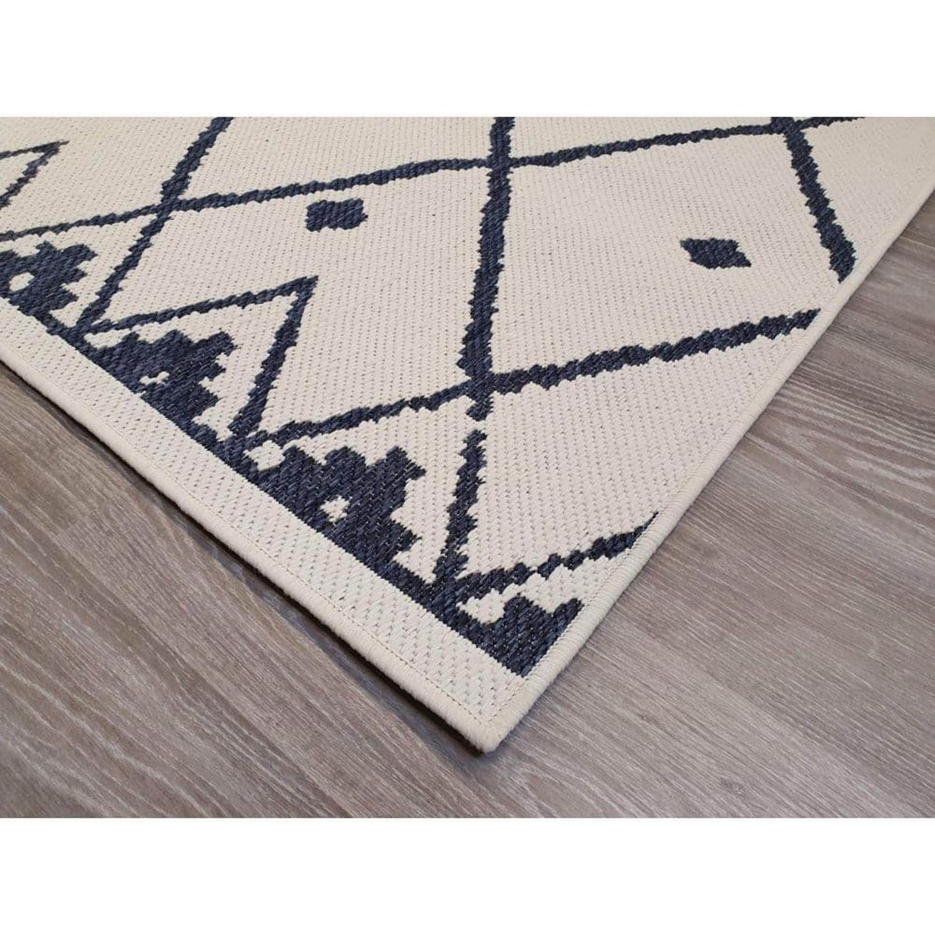 Aalto kääntömatto - Harmaa / Sininen.