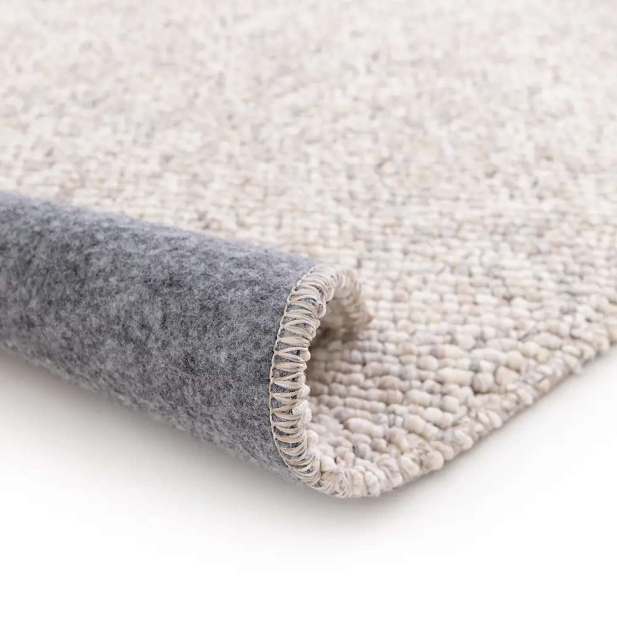 Ahto Pile rug - beige gray