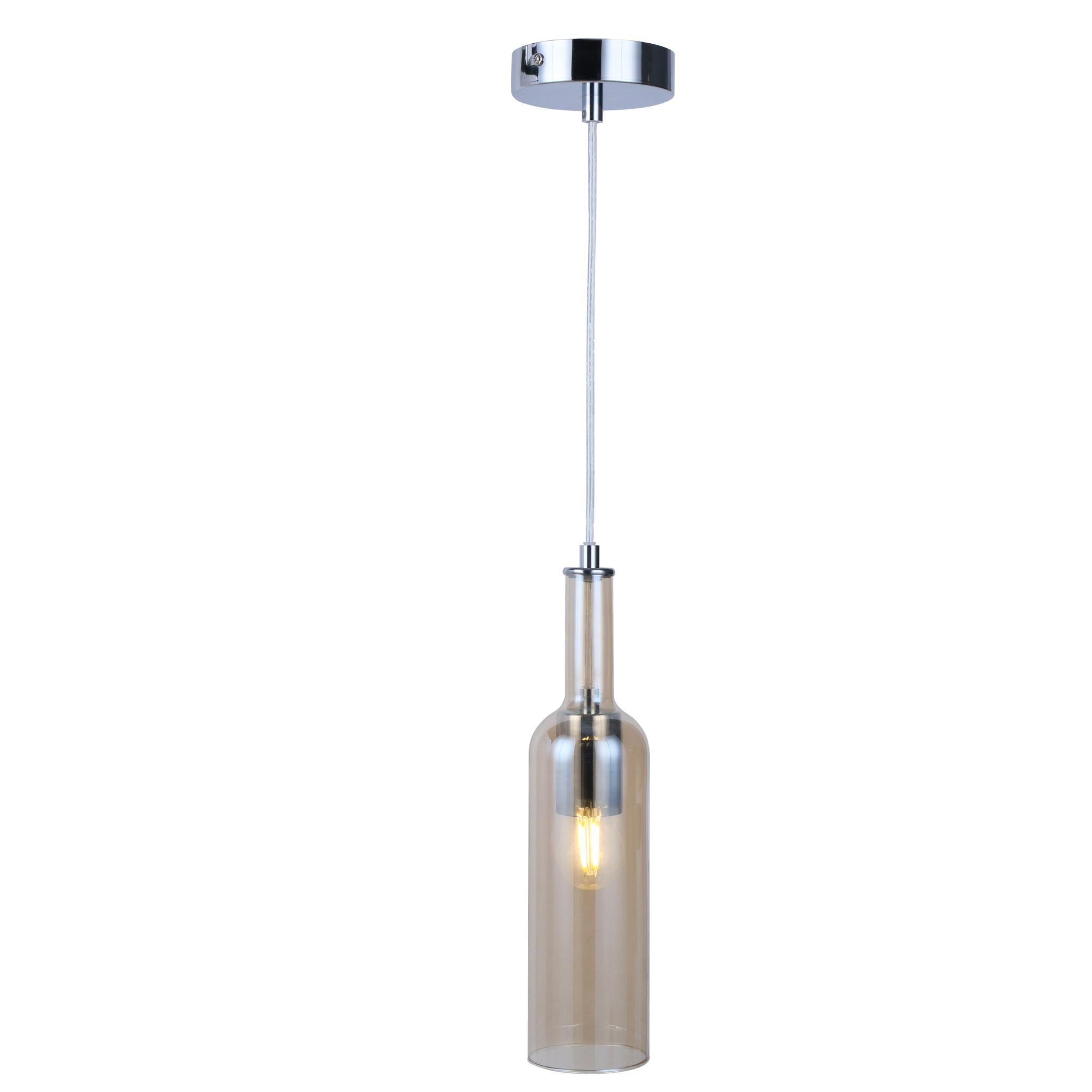 Bottle 332801-22 - Pendant lamp - Smoke gray