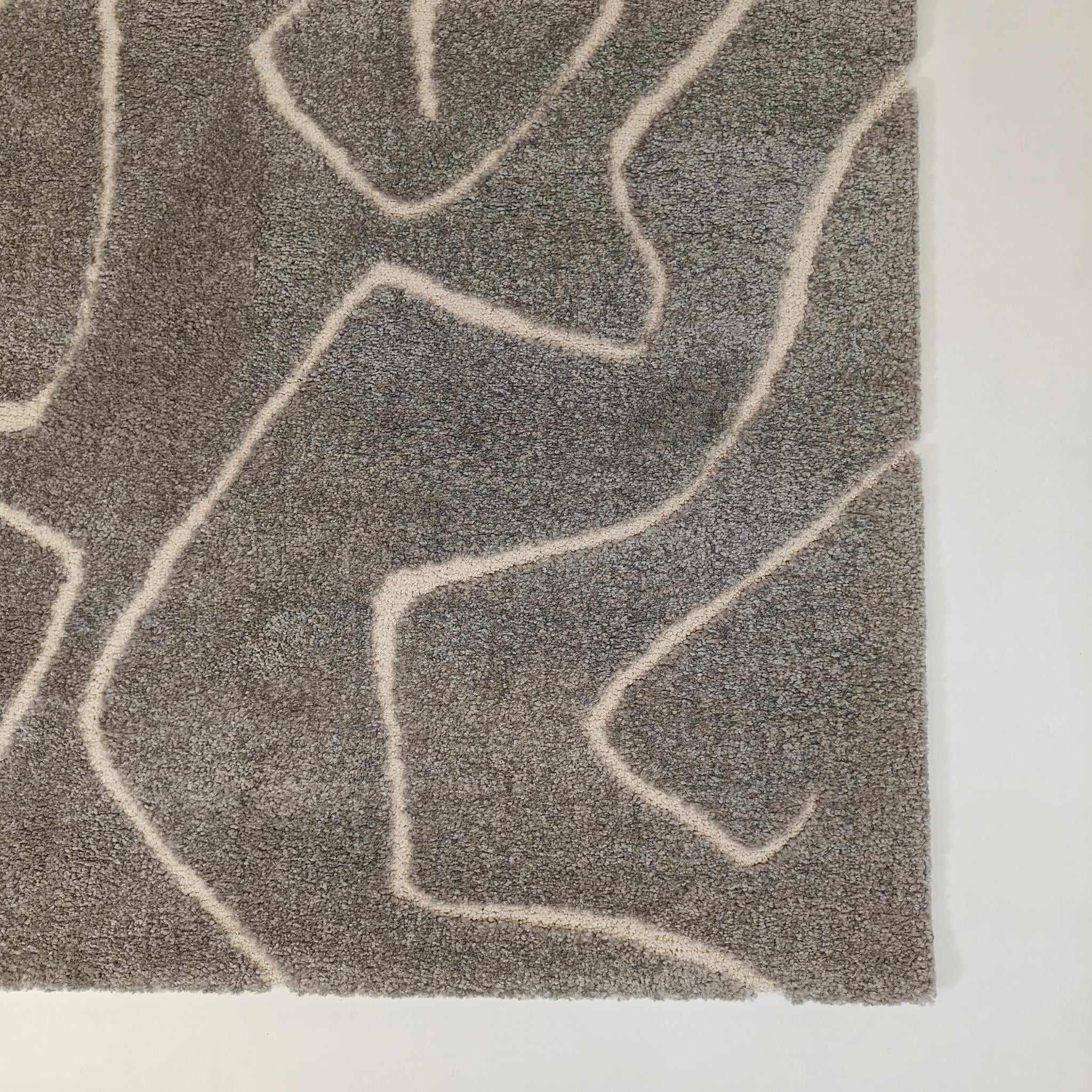 Cocoon low pile Rug - gray