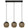 Elaine 342203-30 - Pendant lamp, 3-piece - Sand black