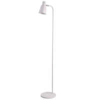FocusLight Alba - Floor lamp - White - Chrome - Ø23 cm