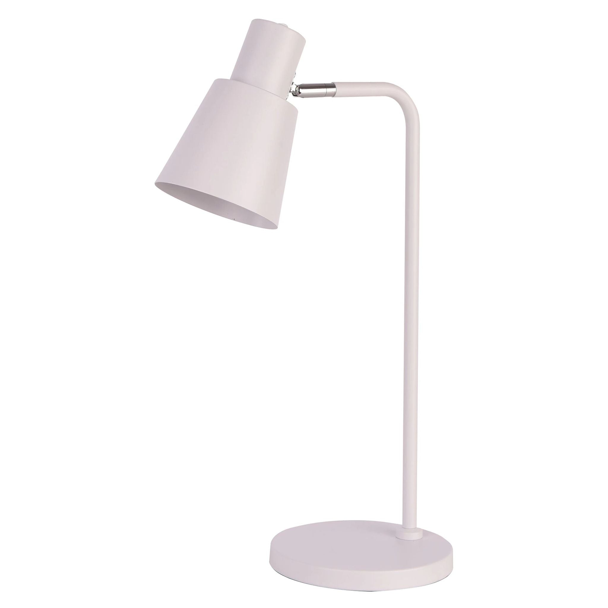 FocusLight Alba - Table lamp - White - Chrome - Ø22 cm