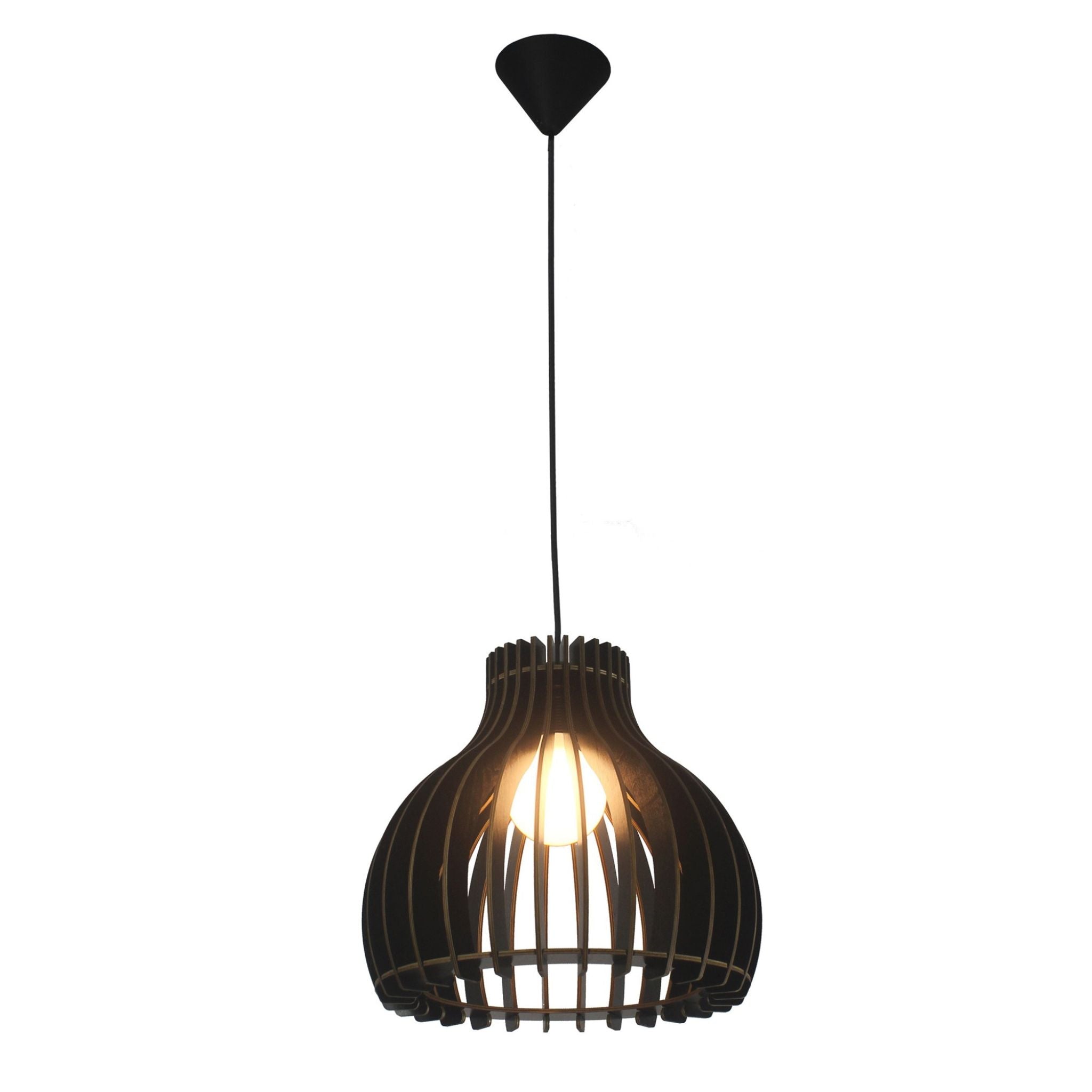 FocusLight Orsa - Pendant lamp - Black - Ø31 cm
