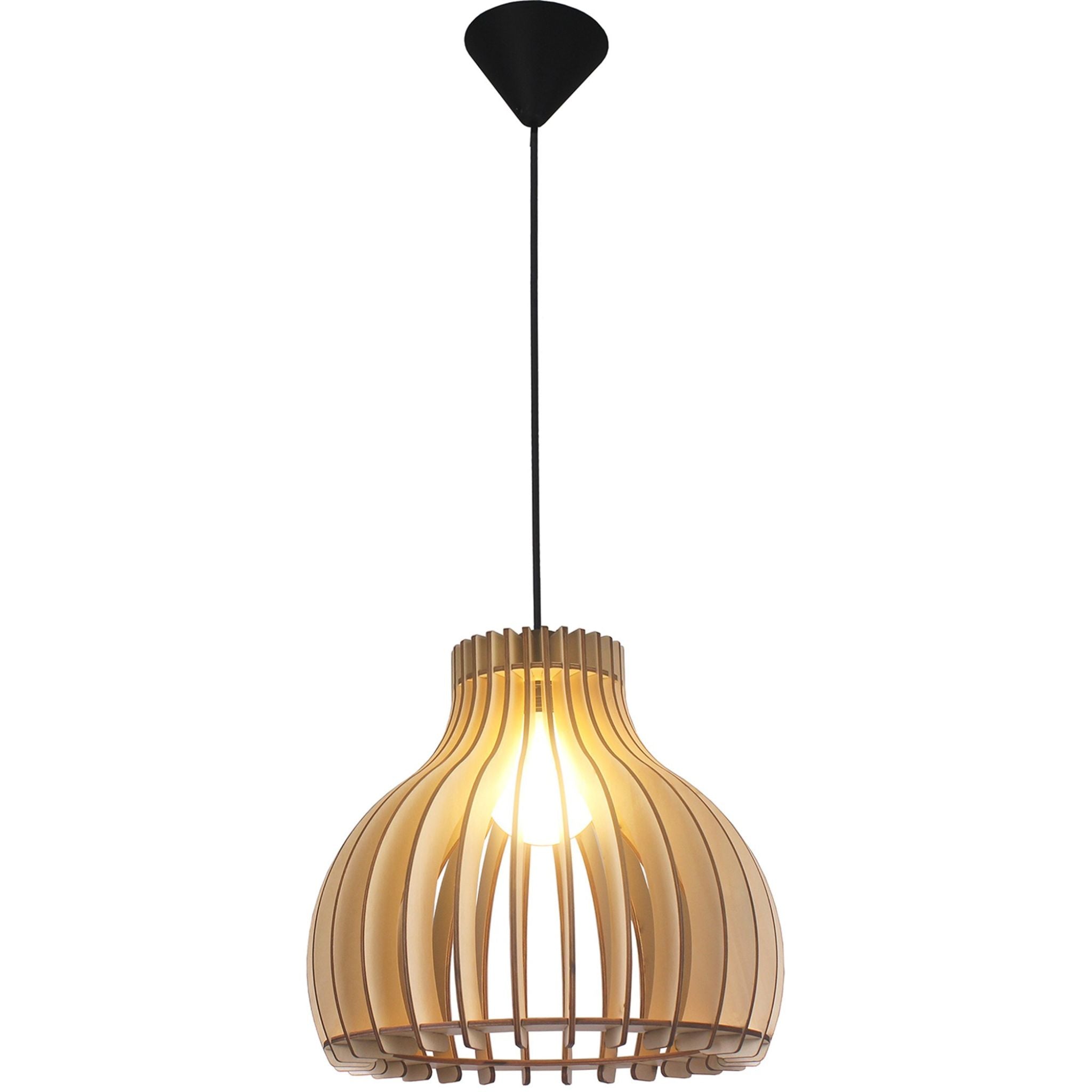 FocusLight Orsa - Pendant lamp - Wood - Ø31 cm