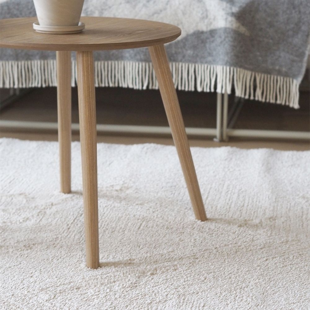 Get low pile Rug - natural white/beige