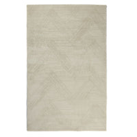 Get low pile Rug - natural white/beige