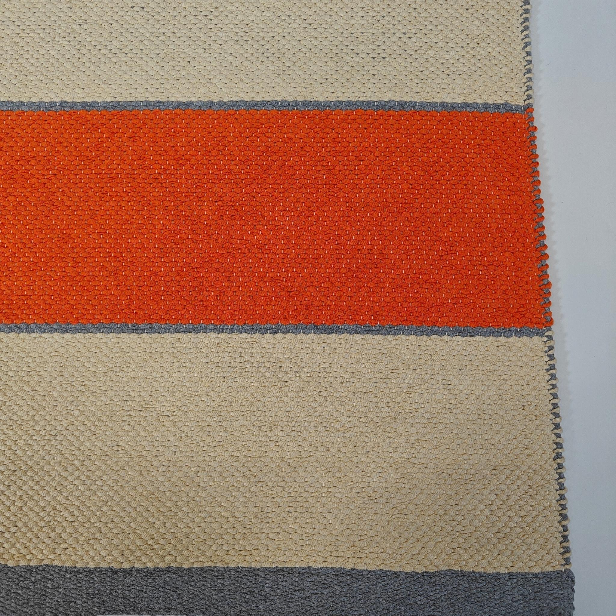 LAURA Cotton rug - orange