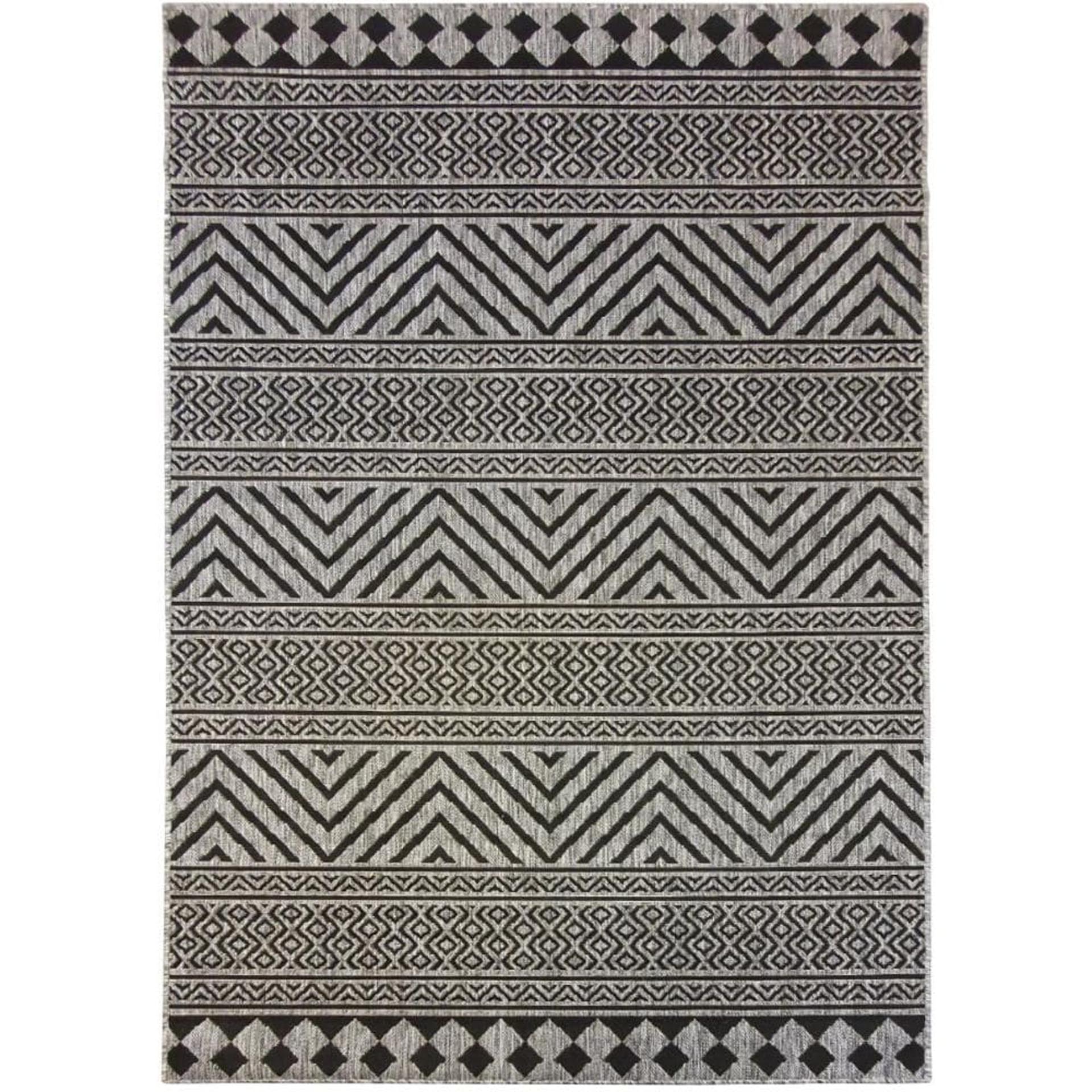 Layla matto - Tumma harmaa.