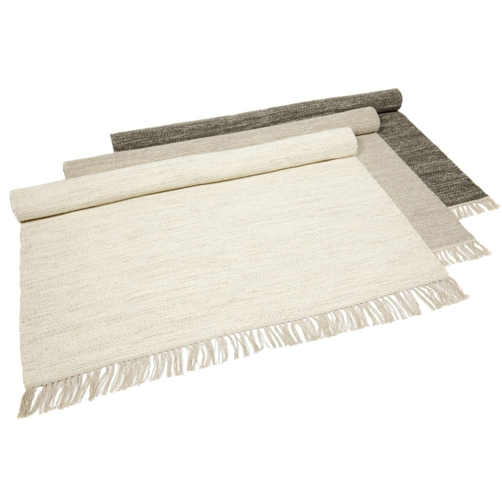 Emma villamatto - luonnonvalkoinen.