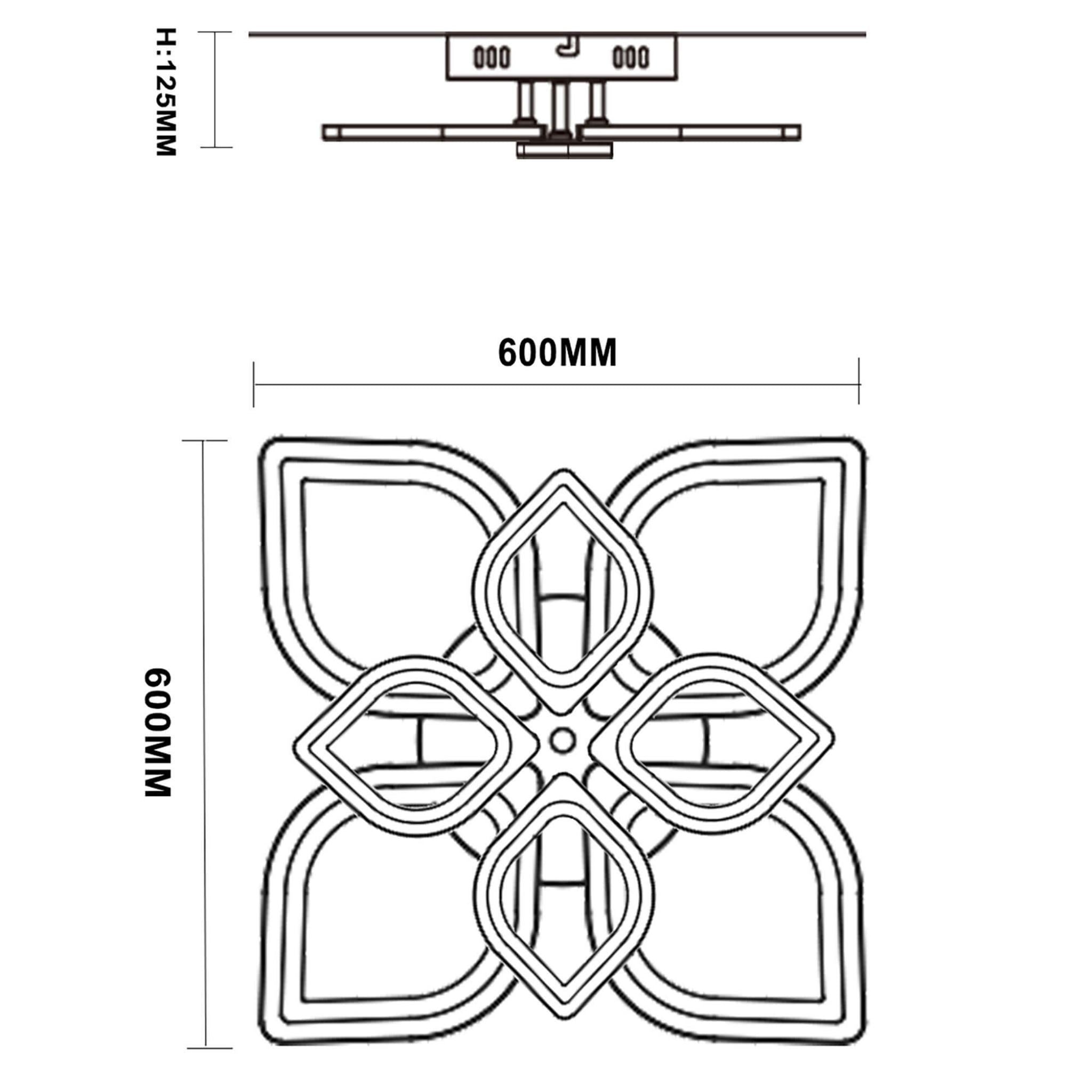 FocusLight Motif LED - Ceiling light - Ø62 cm - 50W - CCT 4200lm