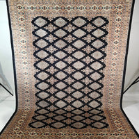 Pakistani wool rug – black – 169x249 cm