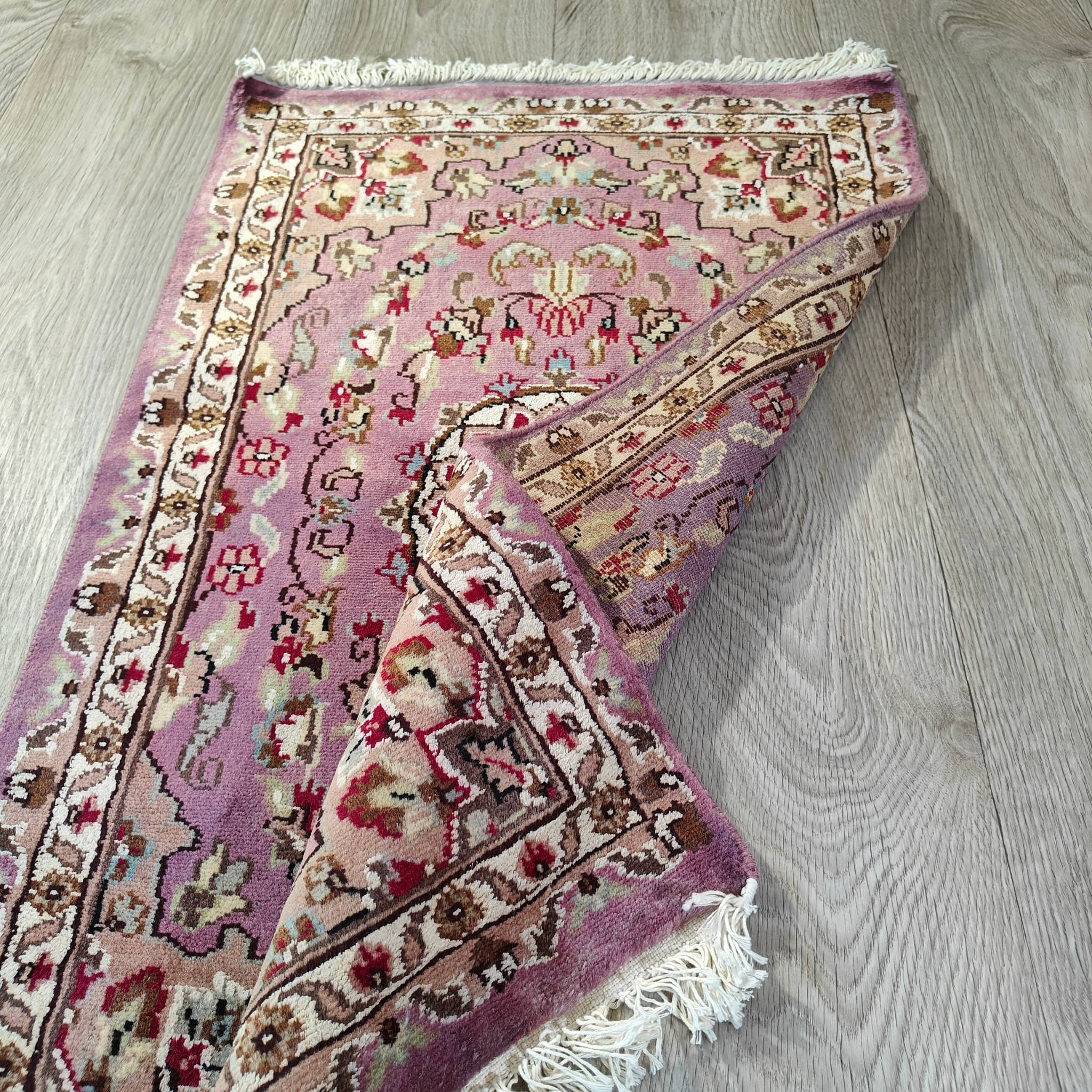 Pakistan Kashan- roosa - 58x95cm