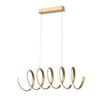 Ribbon 336401-09 - Pendant lamp - Gold painted