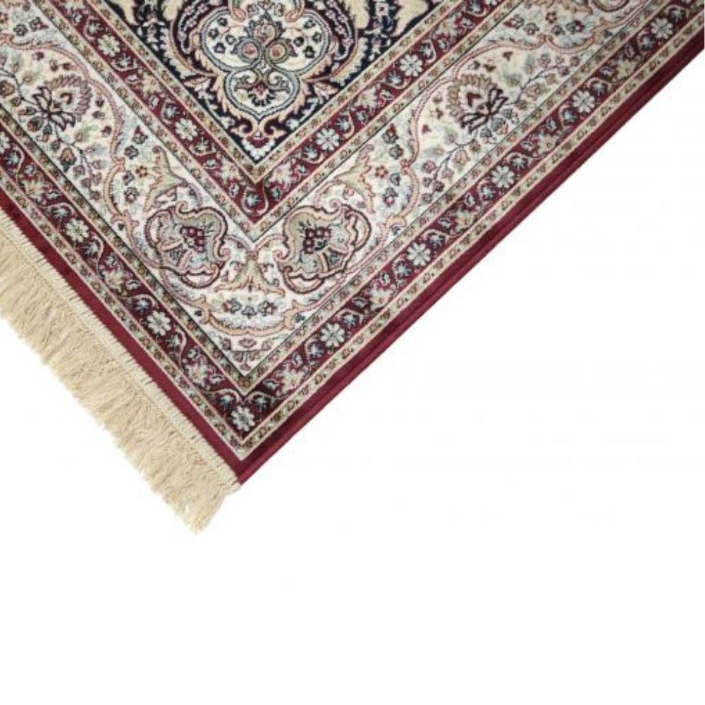 Royal viscose rug Roll - red