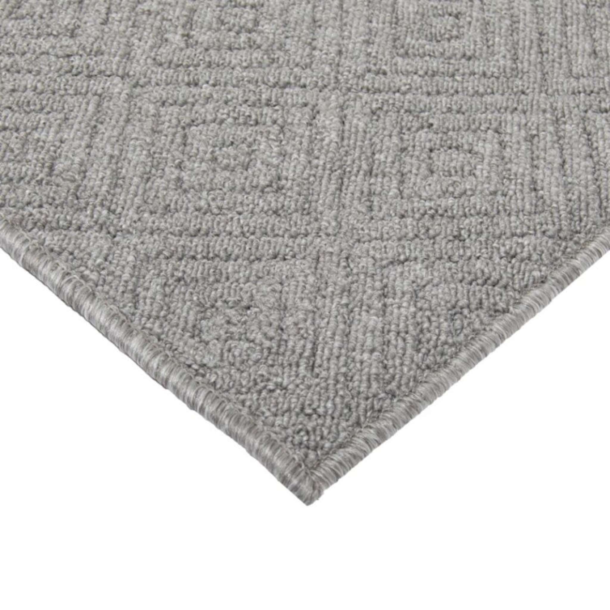 Selja rubber backed rug Roll - gray