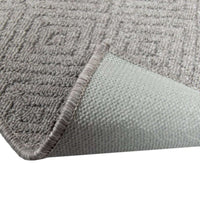 Selja rubber backed rug Roll - gray